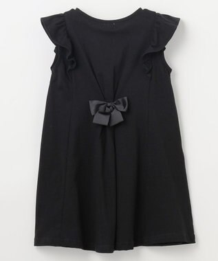 ANY KIDS ひんやりクール カットソーワンピース ブラック