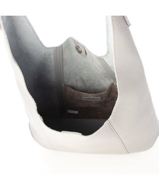 UNBILLION カシュカシュ cachecache / 厚手合皮ホーボーバッグ GY