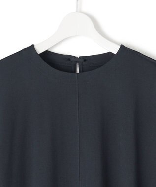 J.PRESS YORK STREET 【WOMEN】キャップスリーブ ワンピース ネイビー系