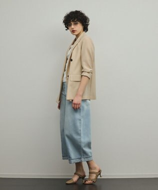 GRACE CONTINENTAL シアーウールジャケット ベージュ