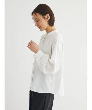 Green Parks ・ＥＬＥＮＣＡＲＥ　ＤＵＥ　バックプリーツブラウス Off White