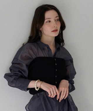 Phoebe メタルボールゴムブレスレット　ゴールド ゴールド