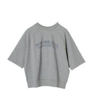 Green Parks BEST PRICE ２ｗａｙ ミニ裏毛ロゴトレＴＥＥ Gray Mixture