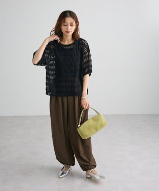 Green Parks ＳＥＴ２点カットフェザープルオーバー＋インナー Black