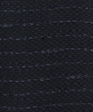 自由区 【XSサイズ～/セット可】カラミツイード ノーカラージャケット ネイビー系8