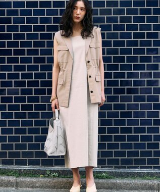 ICB 【一部カラーのみ接触冷感・洗える】UnleashLite ジレ クリームブラウン系