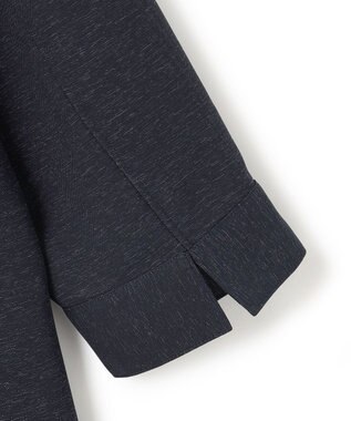 JOSEPH HOMME 新型・新素材【軽量/通気性/清涼感/洗える/ストレッチ】レノクロスストレッチ　7分袖レギュラーカラーシャツ ネイビー系