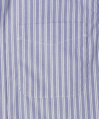 J.PRESS MEN 【PREMIUM PLEATS / 形態安定】イングリッシュストライプ ドレスシャツ / B.D. ネイビー系1