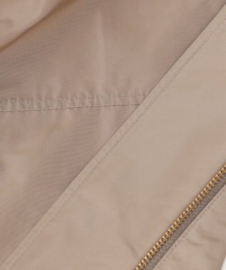 23区 L 【撥水加工/洗える】ブライトタフタ マウンテンパーカー モカ系