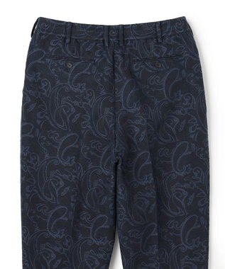 JOSEPH HOMME 【新柄】エス二カルスラブジャガード ドロスト付ワイドテーパードパンツ/ ORIGIN CONVERTIBLE ネイビー系