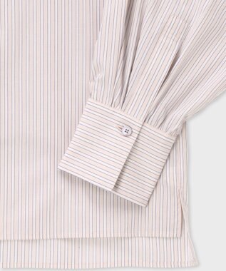 Paul Smith ラッキーチャームボタン ストライプ シャツ ライトピンク