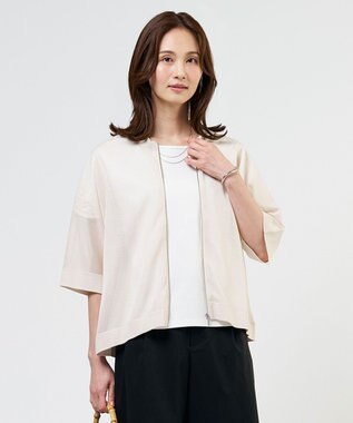 J.PRESS LADIES SHEER LIGHT KNIT ブルゾン