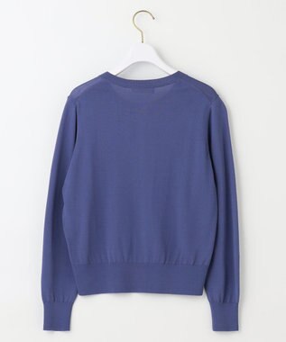 ANY SIS 【美人百花7月号掲載】ベーシッククルーネック カーディガン ダルブルー