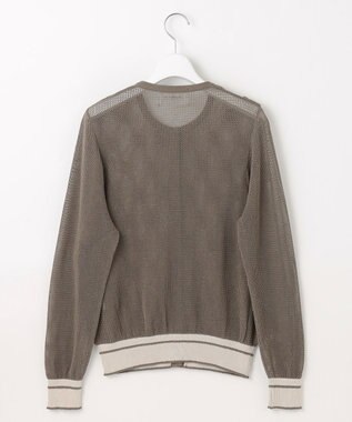 自由区 【カトリエムブーケ】Motif de roses ローズモチーフカーディガン モカ