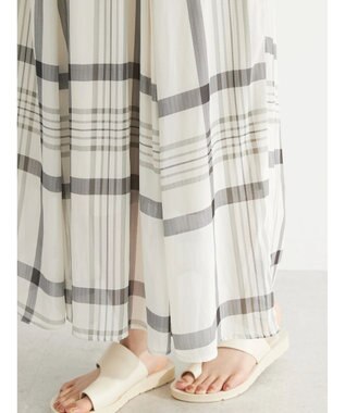 Green Parks サラフレギャザースカートII Check