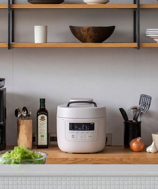 YAMATO テーブル＆キッチン 【siroca】電気圧力鍋おうちシェフPRO L  ホワイト  SP-5D152(H) ホワイト