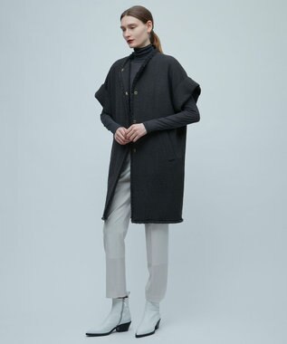 BEIGE， 【S-size】CAMBON / ハーフスリーブアウター C.Gray