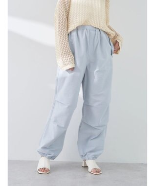 earth music&ecology バルーンシルエットパンツ Light Gray