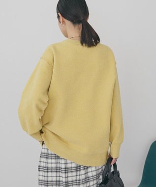 AMERICAN HOLIC 【選べる丈】モールニットプルオーバー Mustard