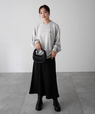 WEGO 【WEB限定/ユニセックス着用ITEM】別注USPOLOワンポイントPO 杢グレー