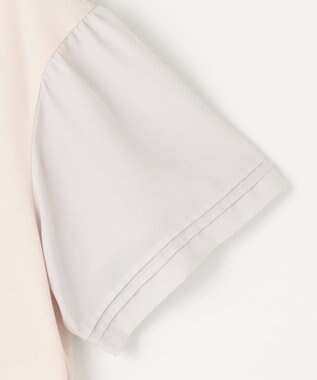 自由区 【WEB限定カラーあり】【UVカット・吸水速乾・洗える】ツイストプレーンラッフルスリーブ カットソー シャンパンベージュ