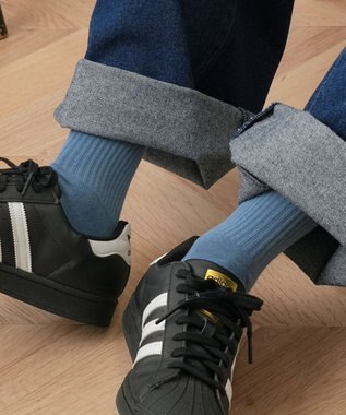 WEGO カラーパイルソックス（R） ブルーその他