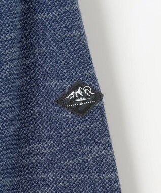 JOSEPH ABBOUD MOUNTAIN 【オーガニックコットン/JAPANファブリック】 スラブカノコ アウトドアポロ ブルー系