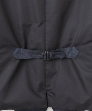 JOSEPH ABBOUD 【軽量/ダウンの吹き出しを防ぐキルトレスダウン】ADSインターレース ダウンベスト ブルー系