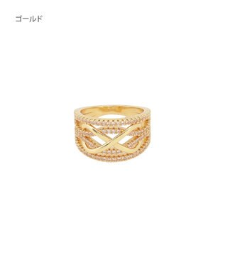 MOONBAT Luna Luce(ルナルーチェ)スカーフリング Pave Setting パヴェセット お手持ちのスカーフを通すだけ ギフト ゴールド