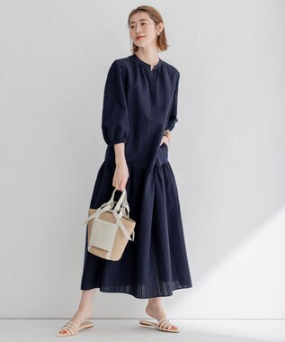 23区 VIOLAd'ORO MIRO レザーポケット ハンドバッグ ホワイト系