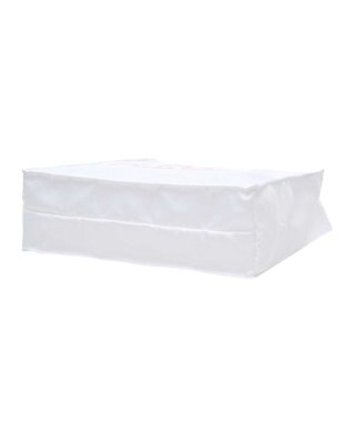 Maison de FLEUR ブランドロゴ発泡プリントスクエアトート Off White