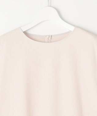 自由区 【WEB限定カラーあり】【UVカット・吸水速乾・洗える】ツイストプレーンラッフルスリーブ カットソー シャンパンベージュ