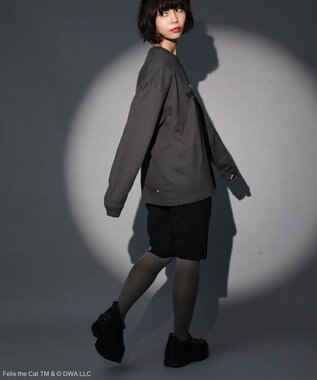 Green Parks ■ＦＥＬＩＸ　フェイスｐｔ　ロンＴＥＥ Charcoal Gray