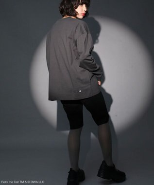 Green Parks ■ＦＥＬＩＸ　フェイスｐｔ　ロンＴＥＥ Charcoal Gray