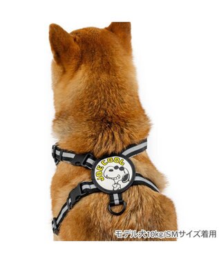 PET PARADISE スヌーピー ＪOE COOL 反射 2way ハーネス Ｌ グレー