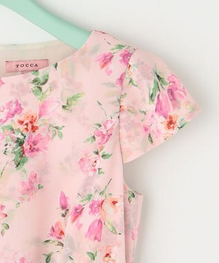 TOCCA 【洗える！】WATERCOLOR HARMONY ドレス ローズ系