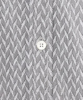 JOSEPH HOMME アロージャガードストレッチ　ウイングカラーシャツ ライトグレー系