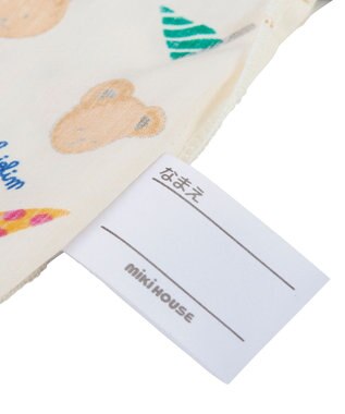 MIKI HOUSE HOT BISCUITS 【ミキハウス】 ミキハウスベア ランチバッグ 紺