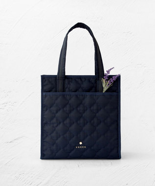 撥水】CHECKER CLOVER QUILT TOTE トートバッグ / TOCCA