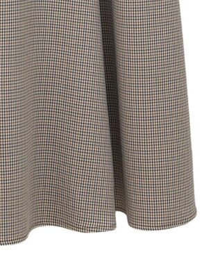 earth music&ecology リブカットソードッキングワンピース Brown