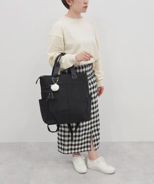 ACE BAGS & LUGGAGE kanana project collection タッセル-e トートリュック A4 68874 ブラック