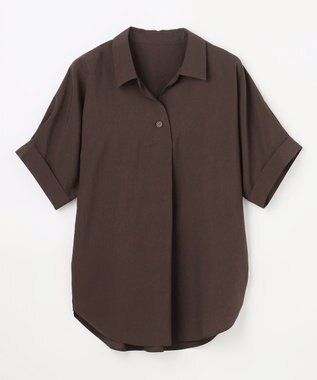 ANY 楽映えブラウス ブラウン