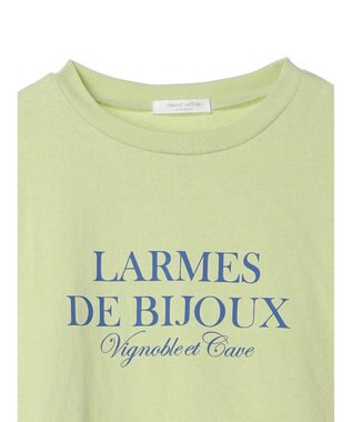 Green Parks 両面ロゴツアーボックスＴシャツ Lime Green