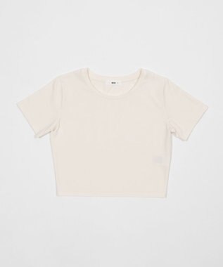 WEGO 【7色/SMLサイズ展開】コンパクトフィットT オフホワイト