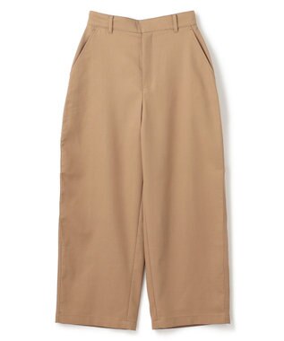 UNFILO カーブワイドパンツ キャメル