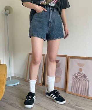 WEGO デニムショートパンツ デニム中濃加工色