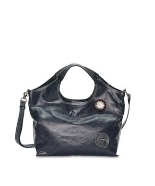 PELLE BORSA 2WAYハンドバッグ Alive アライブ 9085 ネイビー