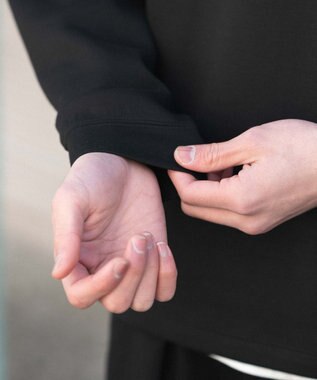 WEGO 【ユニセックス着用ITEM/MLサイズ展開】ガールプリントT（LS） ブラック