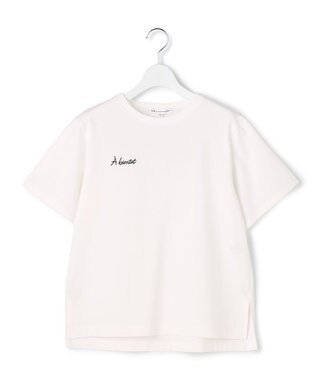 23区 【先行予約】バック刺繍 メッセージロゴ Tシャツ ホワイト系