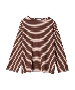 CRAFT STANDARD BOUTIQUE ボーダーワッフルプルオーバー Brown